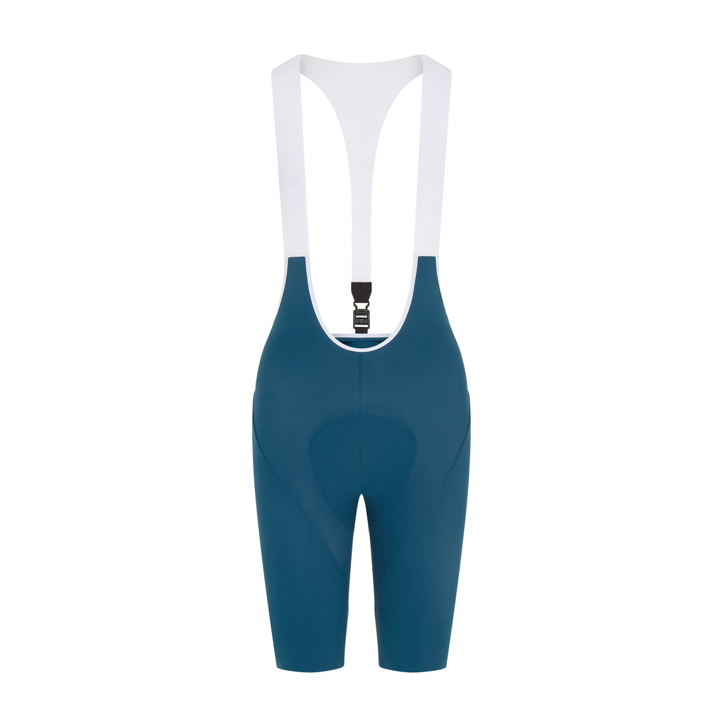 Women Esencia Bib Shorts - Coastal Blue