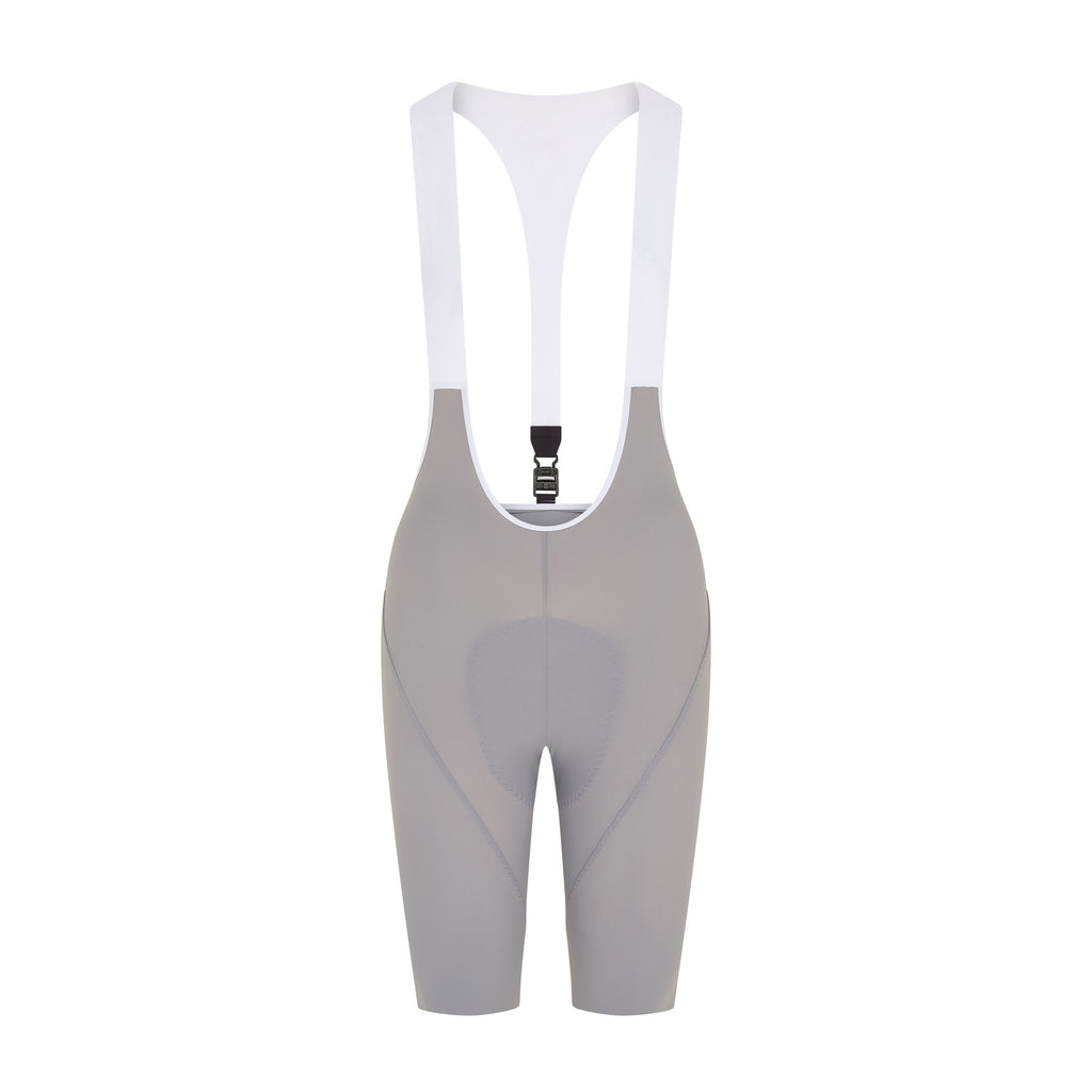 Women Esencia Bib Shorts - Slate Grey